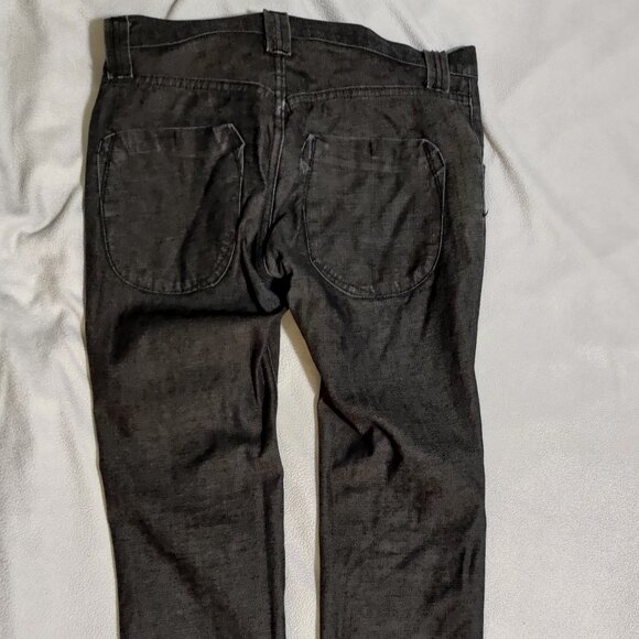 Crate "The Sally" Denim Jeans Selvedge Slim Fit Gray 32 X 32 Made in USA - Picture 2 of 12